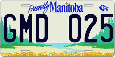 MB license plate GMD025