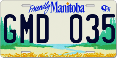 MB license plate GMD035