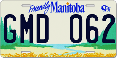 MB license plate GMD062
