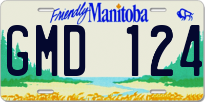 MB license plate GMD124