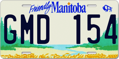 MB license plate GMD154