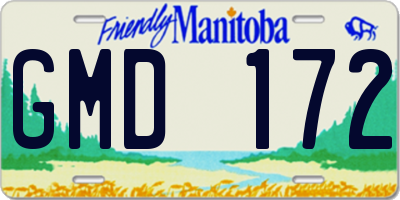MB license plate GMD172
