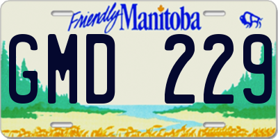 MB license plate GMD229