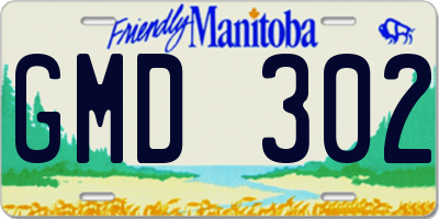 MB license plate GMD302