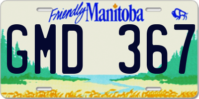 MB license plate GMD367