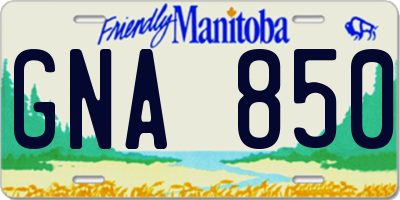 MB license plate GNA850