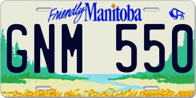 MB license plate GNM550