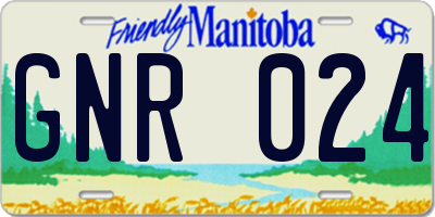 MB license plate GNR024