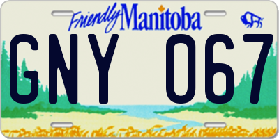 MB license plate GNY067