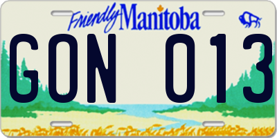 MB license plate GON013