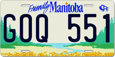 MB license plate GOQ551