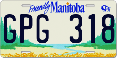 MB license plate GPG318