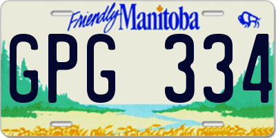 MB license plate GPG334