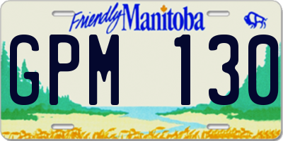 MB license plate GPM130