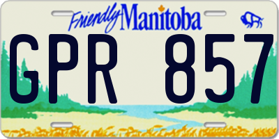 MB license plate GPR857