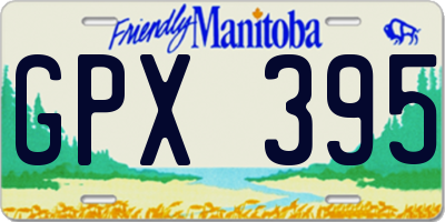 MB license plate GPX395