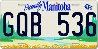 MB license plate GQB536
