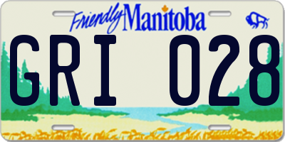MB license plate GRI028