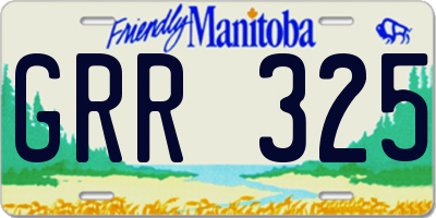 MB license plate GRR325