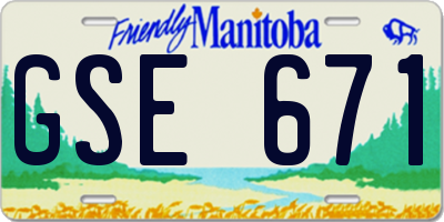MB license plate GSE671
