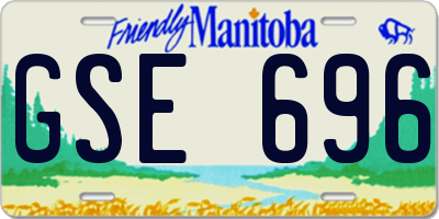 MB license plate GSE696