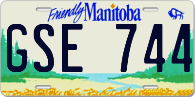 MB license plate GSE744