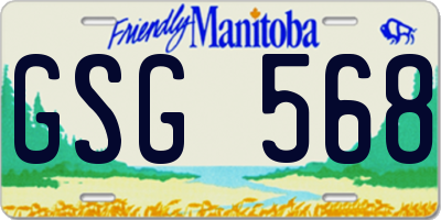 MB license plate GSG568