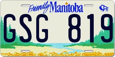 MB license plate GSG819