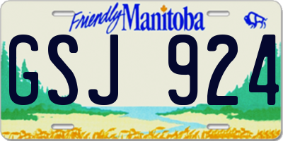 MB license plate GSJ924
