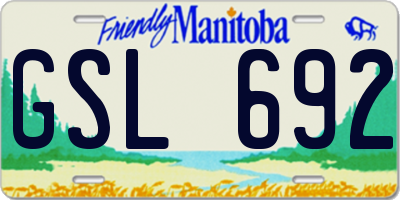 MB license plate GSL692