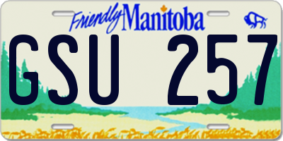 MB license plate GSU257
