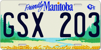 MB license plate GSX203