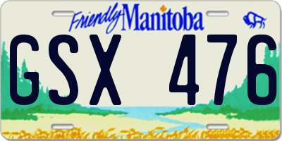 MB license plate GSX476