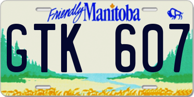 MB license plate GTK607