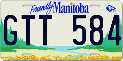 MB license plate GTT584
