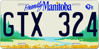 MB license plate GTX324