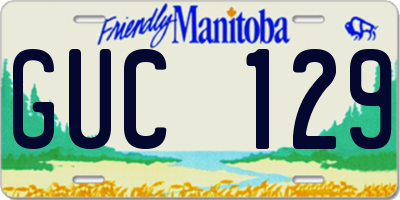 MB license plate GUC129