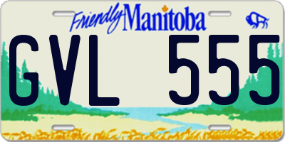 MB license plate GVL555