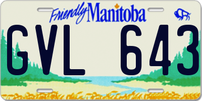 MB license plate GVL643