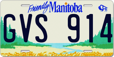 MB license plate GVS914