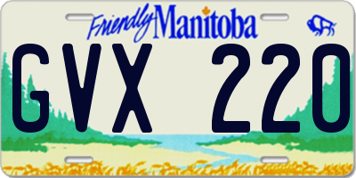 MB license plate GVX220