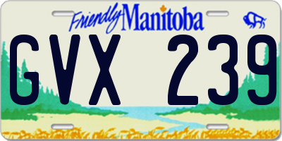 MB license plate GVX239