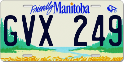 MB license plate GVX249