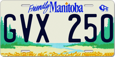 MB license plate GVX250