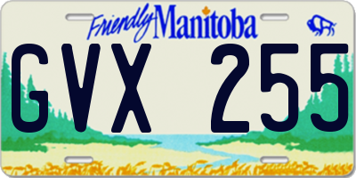 MB license plate GVX255