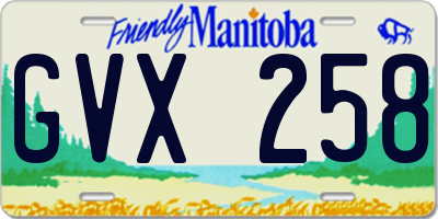 MB license plate GVX258