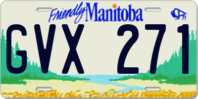 MB license plate GVX271