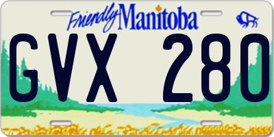 MB license plate GVX280