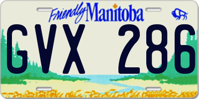 MB license plate GVX286