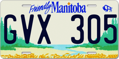 MB license plate GVX305